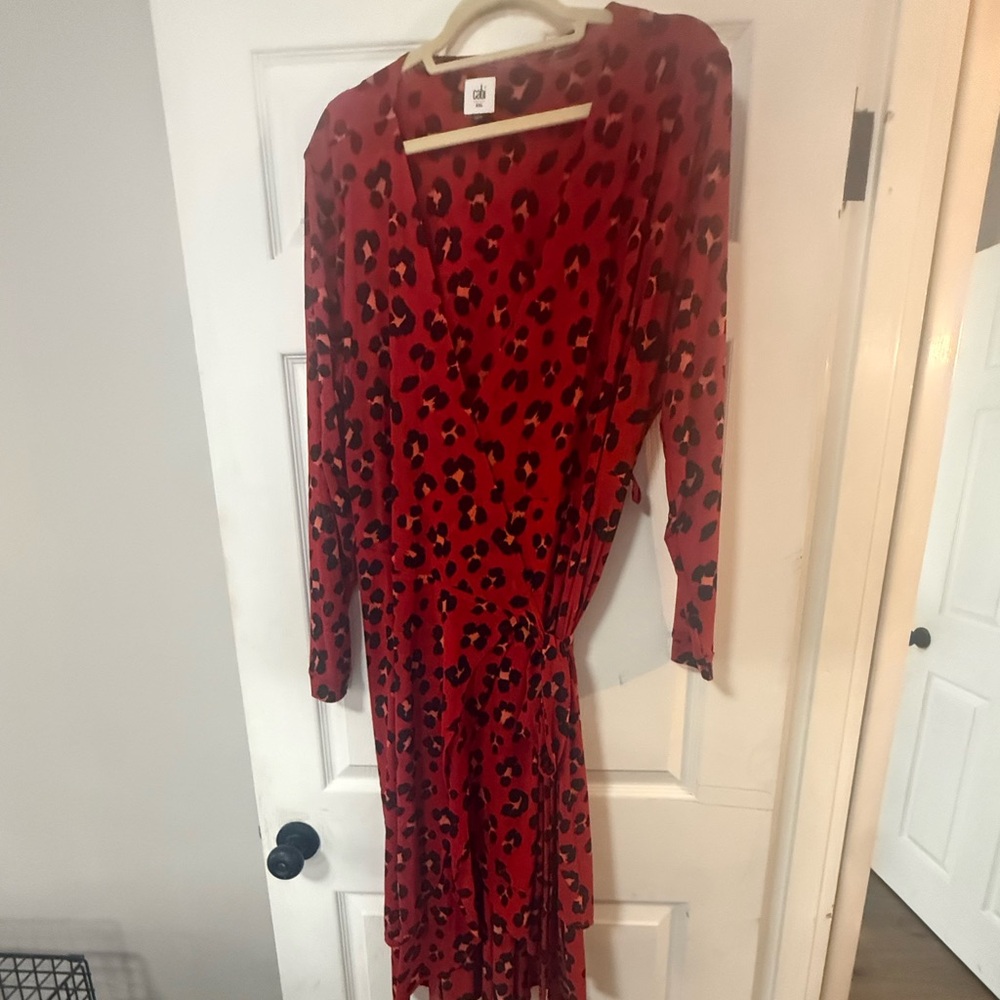 Cabi XXL Leopard Dress